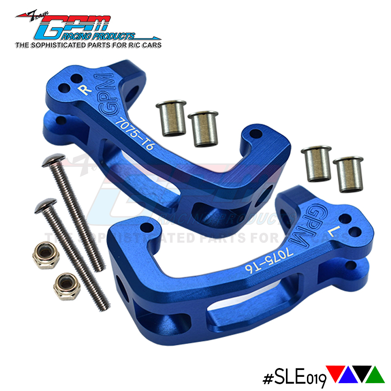 ALUMINUM 7075-T6 FRONT C HUBS SLE019 for 1/8 scale Traxxas 4WD Sledge RC monster truck 95076-4